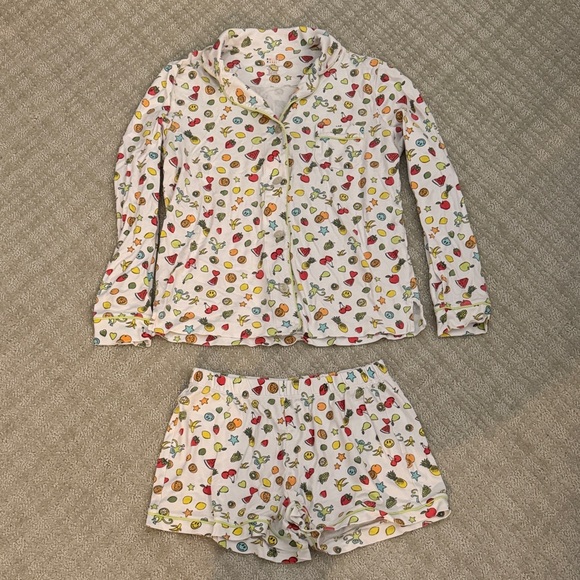 Roller Rabbit Pajama Set with Multicolor Print - Picture 1 of 5